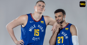 Jokic and Murray Posing