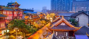 chengdu, china street