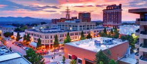 downtown Asheville, North Carolina