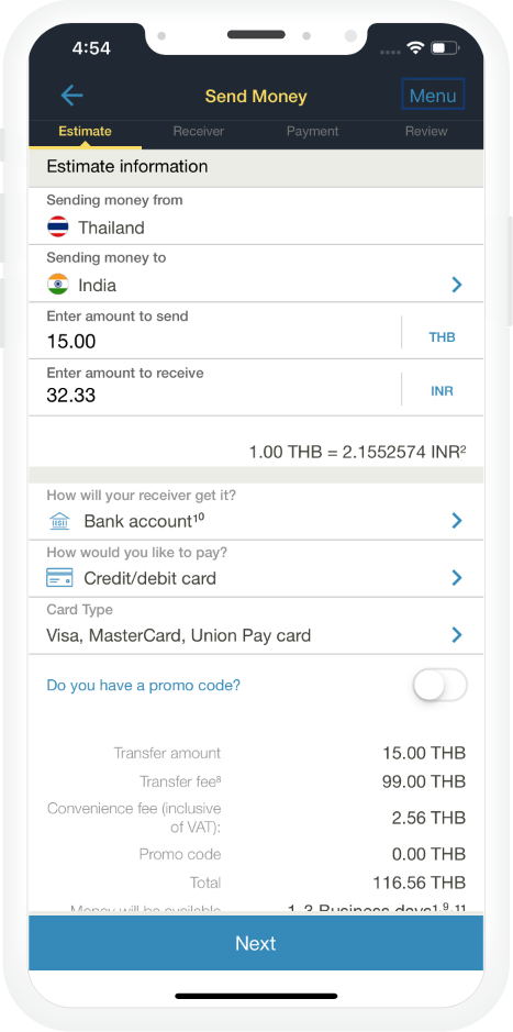 How Can I Send Money From India To Thailand