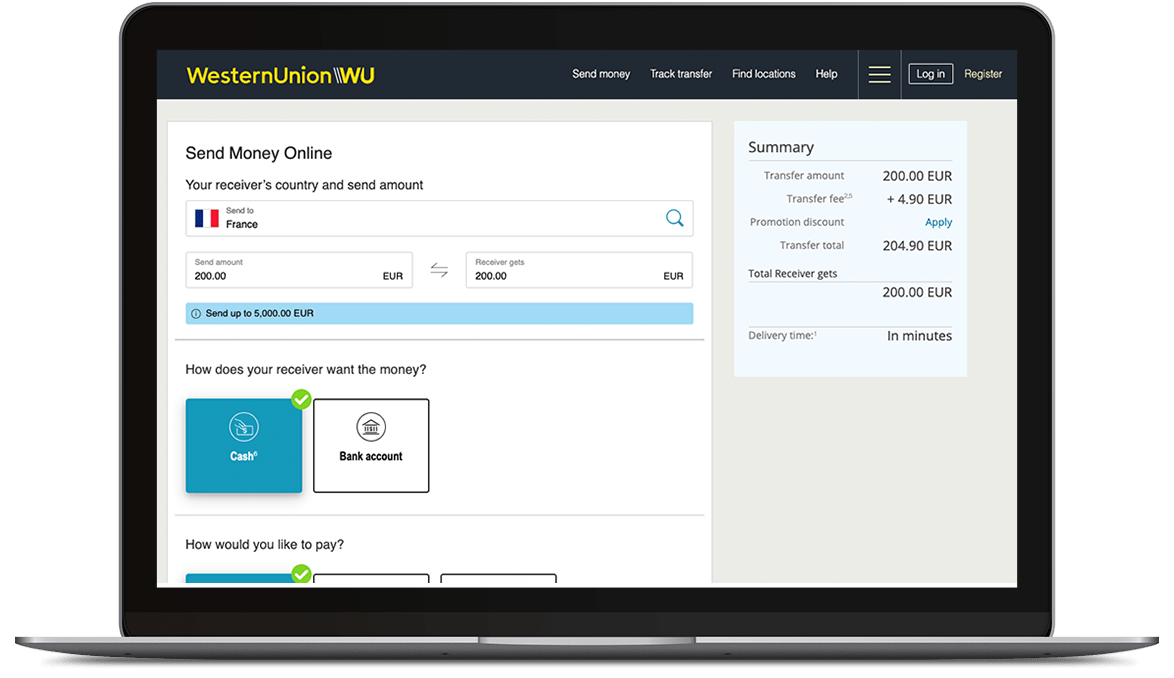 Easy international money transfers | Western Union Belgium