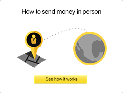 How to send money in person