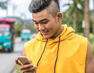 Send money online to The Philippines