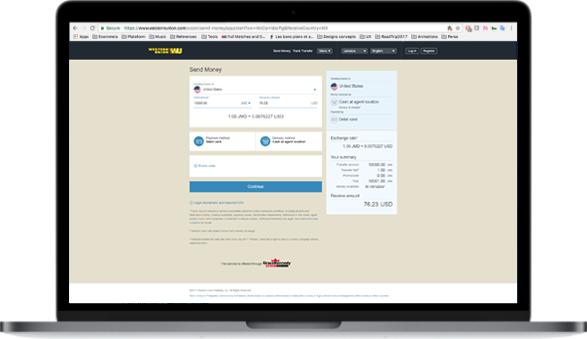 Send Money Online from the US - Western Union